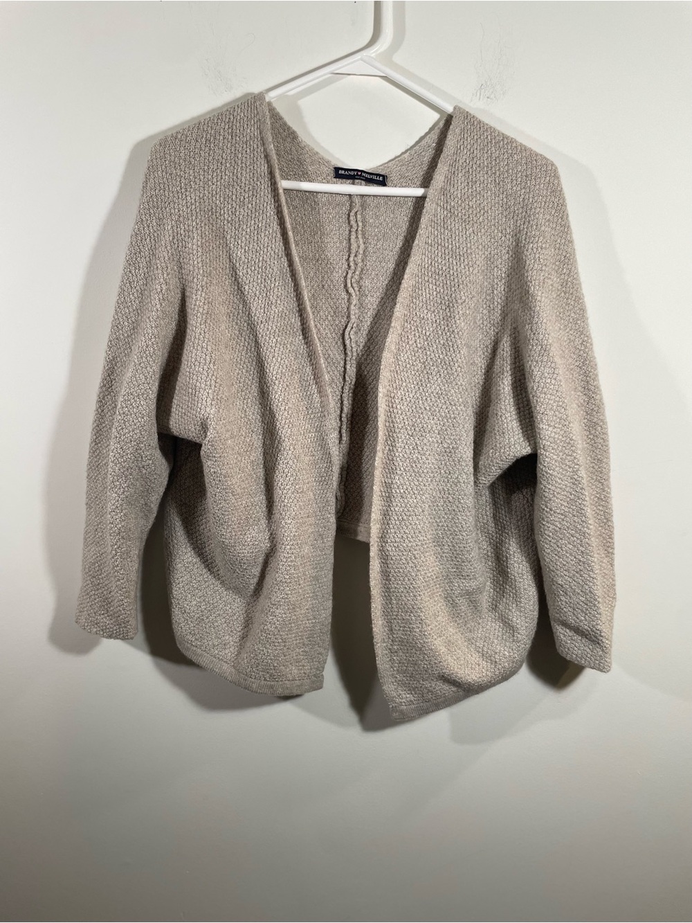 Brandy Melville nubby open front cardigan